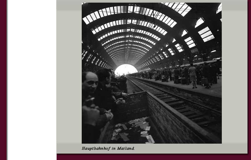 Hauptbahnhof in Mailand.